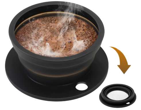 Goutteur de café pour camping commande personnalisée, goutteur de café 1 tasse taille 4 Fournisseur