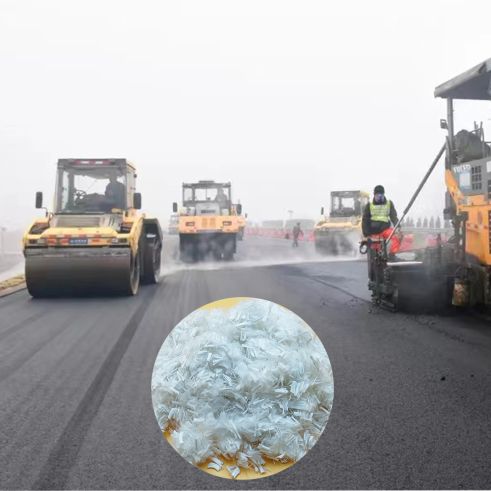 Polyester Fiber for Road Use Concrete Fiber for Transportation Infrastructure