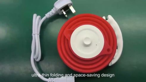 Bouilloire électrique en silicone parfaite pour le caravaning et la navigation de plaisance Meilleur exportateur, bouilloire électrique de voyage Australie Usines chinoises, meilleure bouilloire pour voyager Meilleure usine de Chine