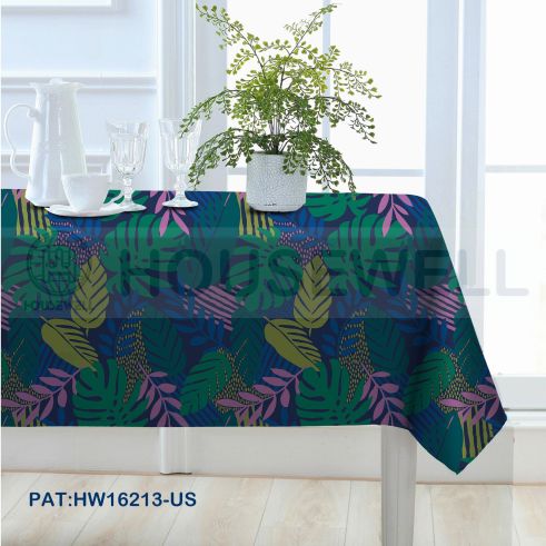 Jacquard Premium Polyester Table Cloths, Waterproof, Mildew Resistant , Heavy Duty